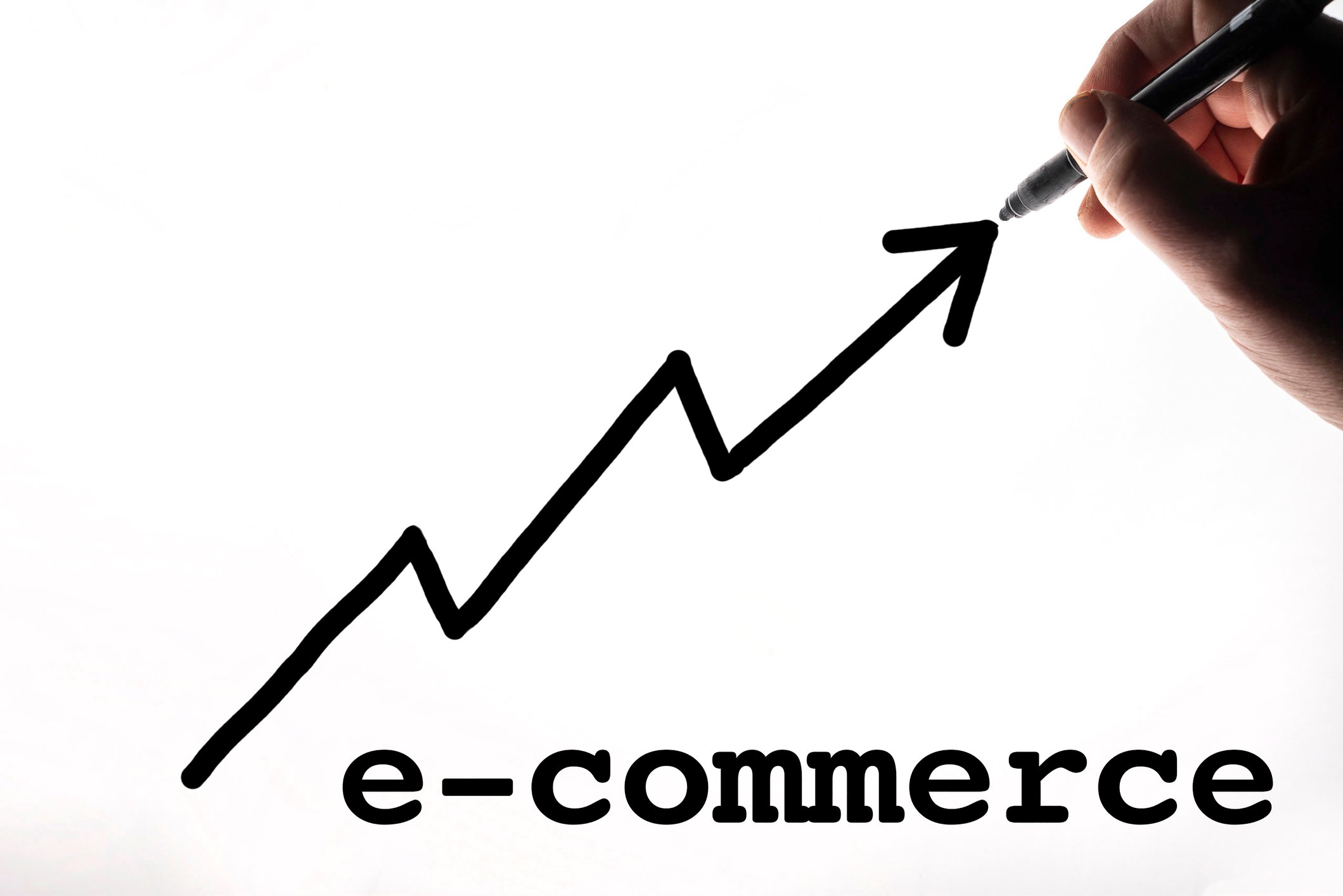 E-Commerce Positive Trend Graph