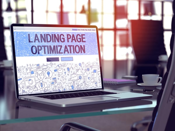 Optimize landing pages by properly using keywords during content creation